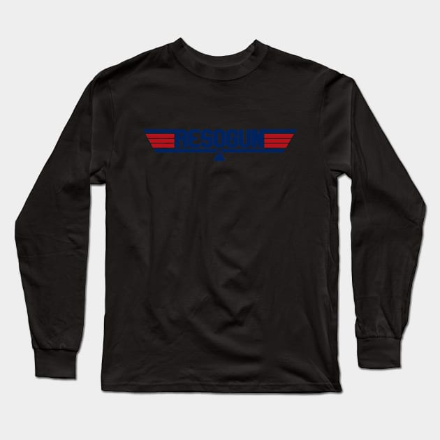 Danger Zone Long Sleeve T-Shirt by retrogameraddict